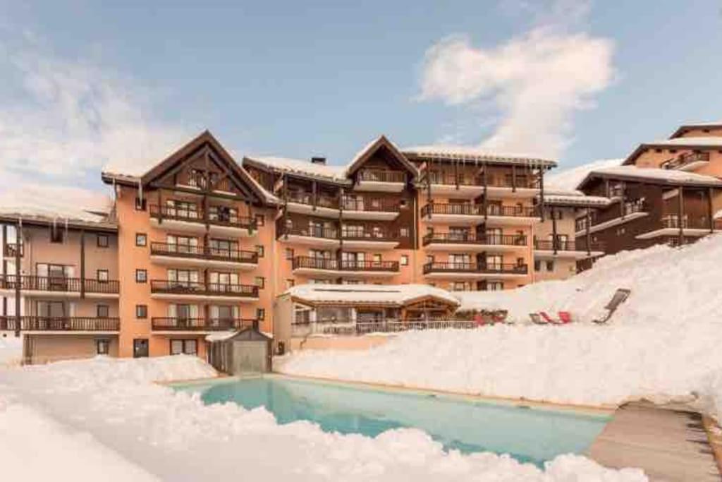 Appartement Pied Des Pistes Valmeinier Dış mekan fotoğraf